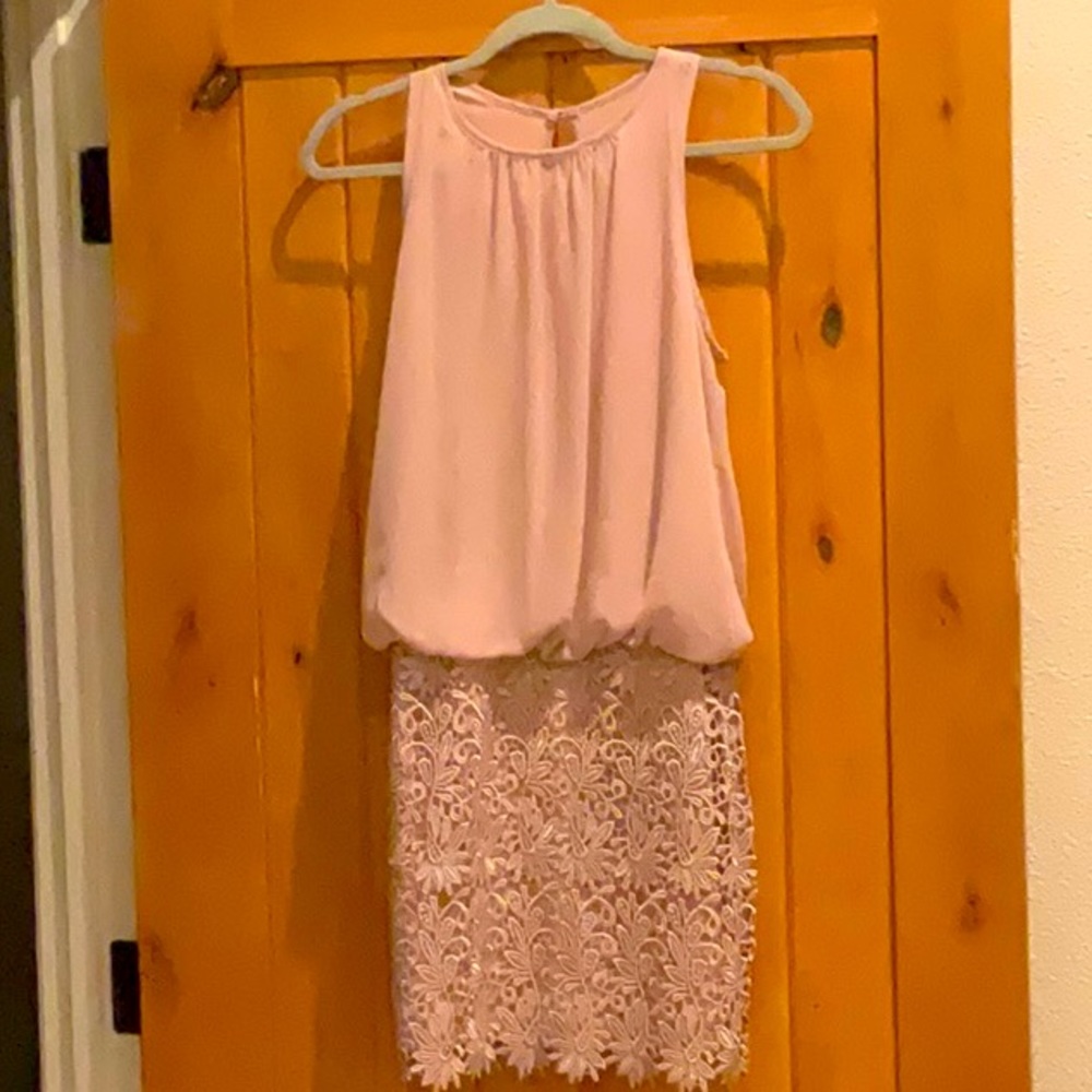 Small rose gold dress